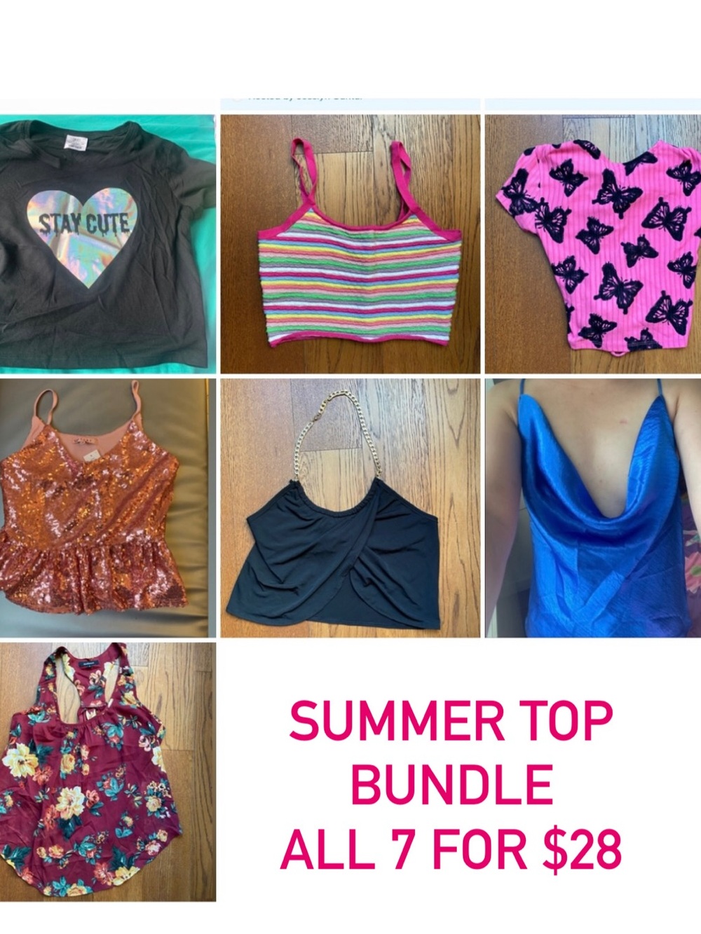 Summer top bundle - all 7 for $28